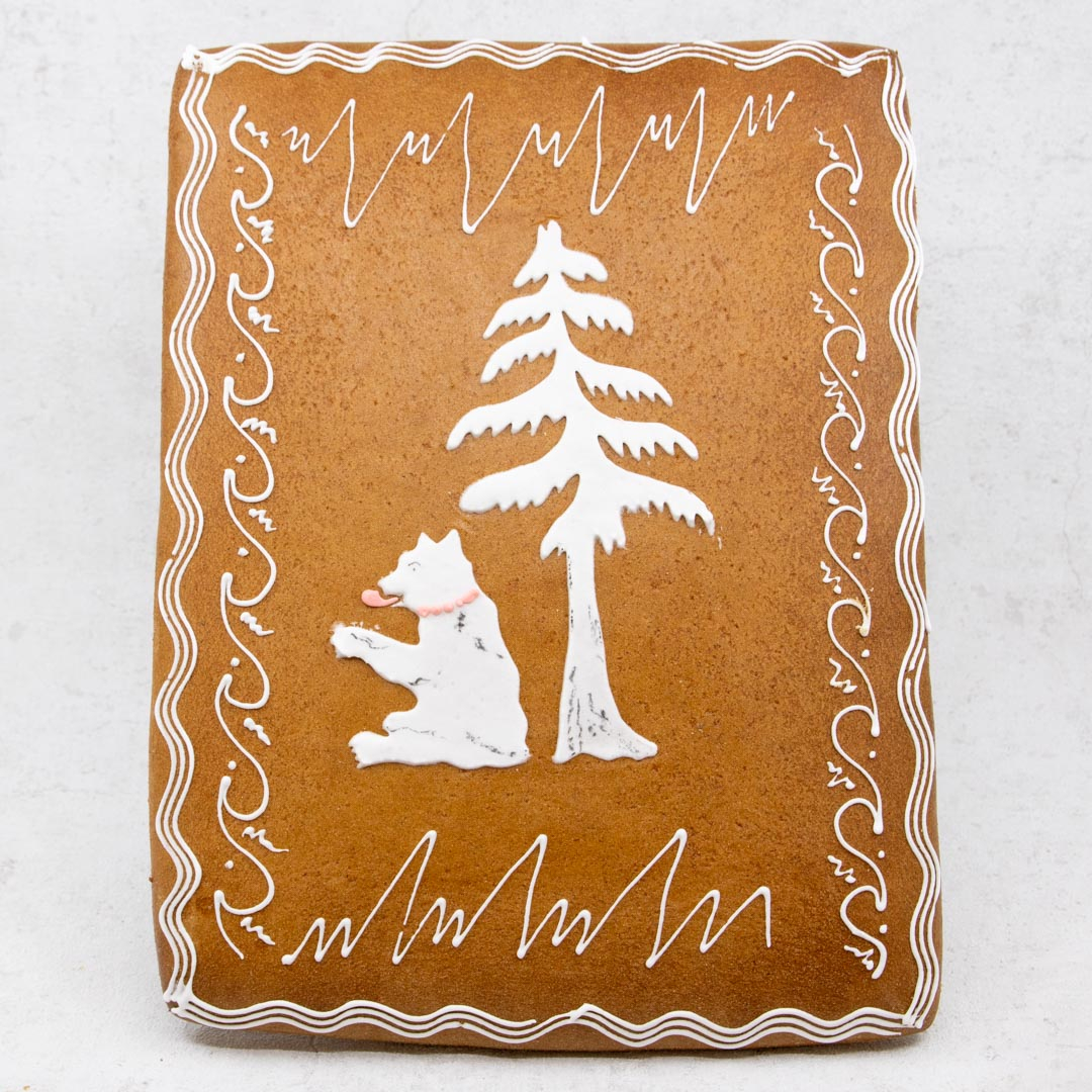 Lebkuchen M Bär mit Tanne 