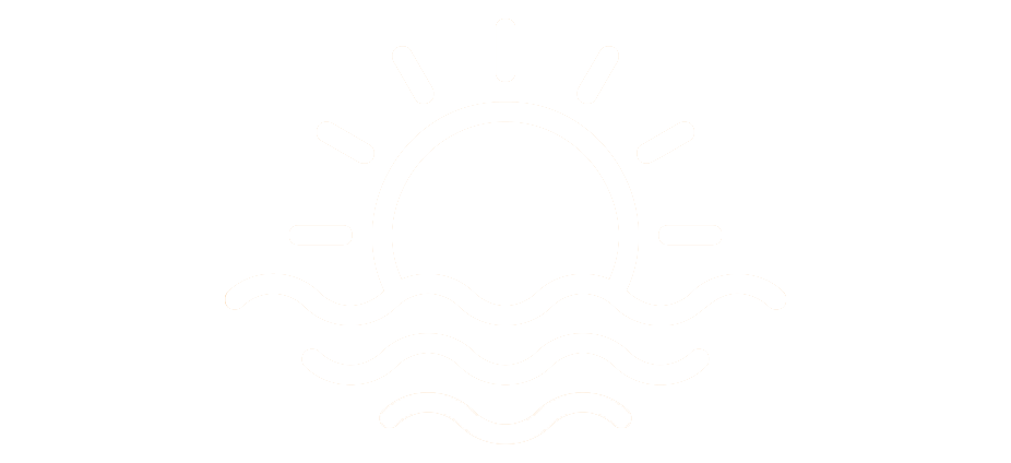 Icon Sonne und Meer weiss