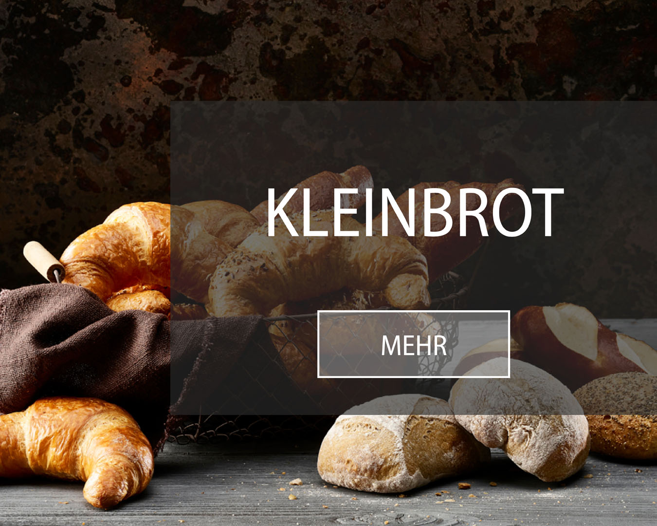 Verschiedene Kleinbrote wie Laugenbrötli, Buttergipfeli, Mehrkornbrötchen oder Finesse dunkel.