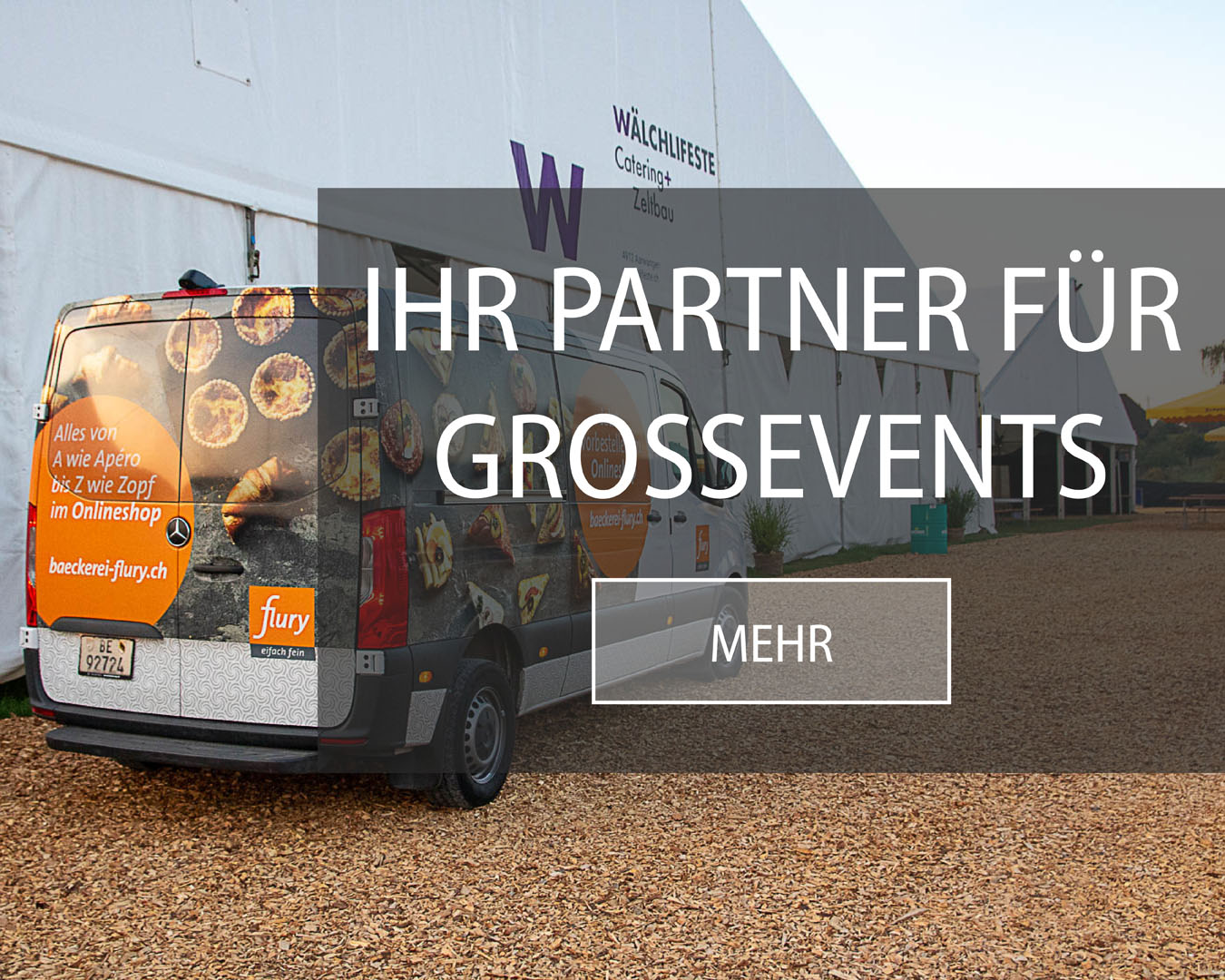 Event Lieferant: Flury versorgt Ihren Event mit Backwaren.