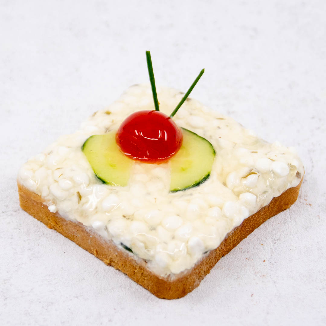 Belegte Hüttenkäse 