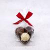 Schoggi Herz mit 3 Truffes