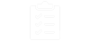 weisses Checklisten Icon